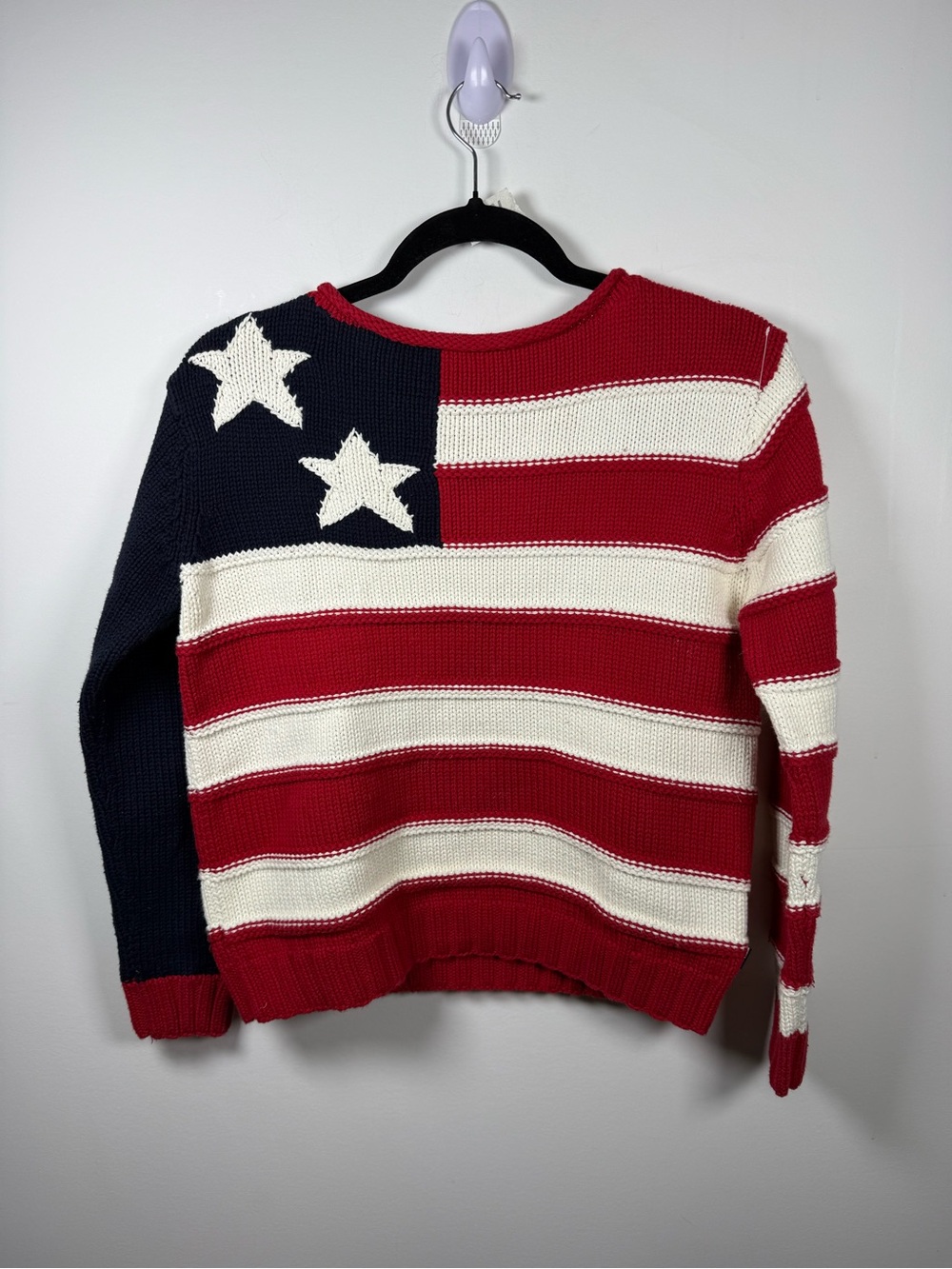 TOMMY HILFIGER | Y2K 2001 Americana Vintage Handknit Americana Sweater